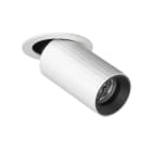JISO - Proyector tubular TOP SLATE RD07 LED COB 7W 3000K Zoom 15°-38° driver incluido On-Off blanco técnico