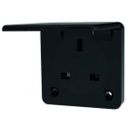 MENNEKES - Base enchufe semiempotrable estándar británico 13A 2P+T 230V BS 1363 con tapa abatible
