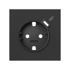 SIMON - Tapa para base schuko SIMON 100 - EMPOTRAR con cargador USB C