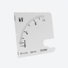 CIRCUTOR - SEC96 6600 /110V, ESCALA INTERCAMBIABLE PARA  VOLTÍMETRO EC96, PANEL 96X96