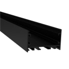 JISO - Disipador de calor Huelva XL IP44 exterior aluminio superficie /Suspensión 2 metros para tiras de LED IP20/IP65 color negro garantía 5 años