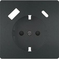 BJC - STYLE, TAPA BASE ENCHUFE SEGURIDAD USB AC, ANTRACITA COS