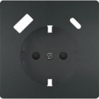 BJC - STYLE, TAPA BASE ENCHUFE SEGURIDAD USB AC, ANTRACITA COS