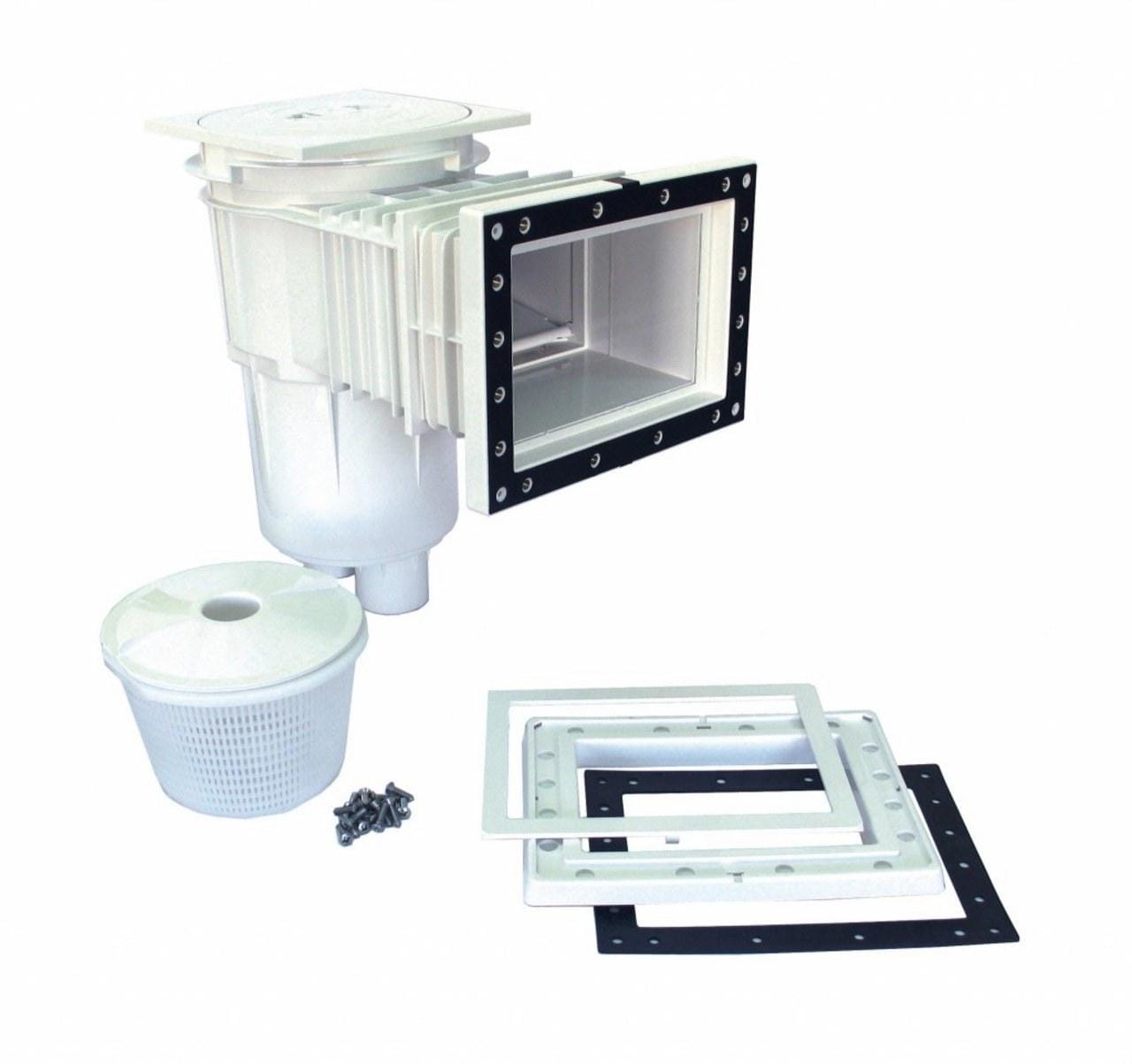 ASTRALPOOL - Skimmer 17,5l boca alargo tapa cuadrada blanco