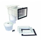 ASTRALPOOL - Skimmer 17,5l boca alargo tapa cuadrada blanco