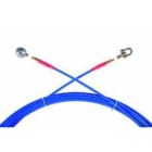 INTERFLEX - Sondaflex fleje acero diámetro 6 rosca M6 azul 80m