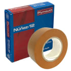 PLYMOUTH - Cinta adhesiva de PVC NÚÑEZ-12 20x19x0,15 marrón para aplicaciones eléctricas