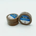 PLYMOUTH - Cinta aislante eléctrica  profesional PVC ALTA ADHESION 20m x 19mm x 0,13mm Marrón CE PK5