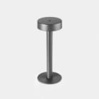 LEDS-C4 - Luminaria sobremesa IP65 Orbit recargable cubierta LED 1.5 3000K TOUCH DIMMING gris urbano 108lm