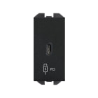SIMON - Cargador USB C 20W Power Delivery negro mate Simon 270