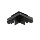 JISO - TOP PENMAG - Conector en L - Para sistema de carril magnético - Color Negro