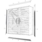 SYP - Kit fijación pared ventilador FIXING WALL HIT/HIB-800