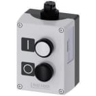 SIEMENS - CAJA AS-INTERFACE PARA AP. DE MANDO, 22MM, REDONDOS, CAJA DE PLASTICO, PARTE SUPERIOR GRIS, 2 PUNTOS