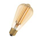 OSRAM - LÁMPARA LED VINTAGE 1906 LED DIM CL EDISON FIL GOLD 40 DIM 5,8W/822 E27