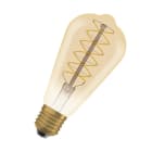 OSRAM - LÁMPARA LED VINTAGE 1906 LED DIM CL EDISON FIL GOLD 37 DIM 4,8W/822 E27