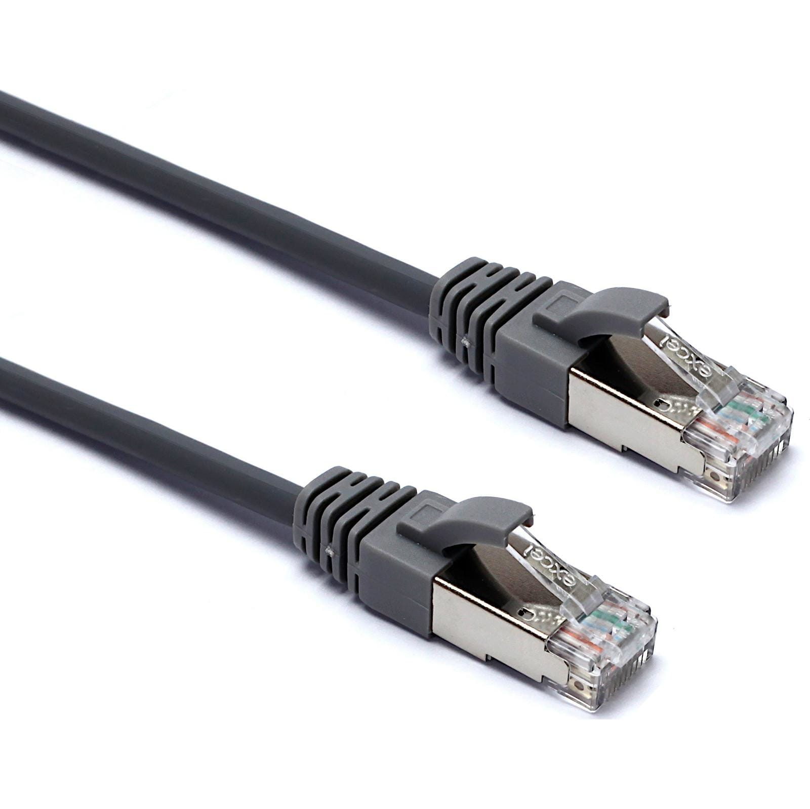 EXCEL - EXCEL CAT6A 28AWG U/FTP PATCH LEAD 2M GREY