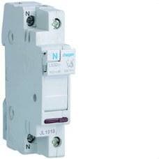 HAGER - PORTAFUSIBLE SECCIONABLE L38 1P+N 20A 500V CON INDICADOR DE FUSIÓN