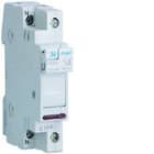 HAGER - PORTAFUSIBLE SECCIONABLE L38 1P+N 20A 500V CON INDICADOR DE FUSIÓN