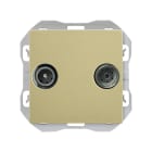 SIMON - Toma SIMON 270 R-TV+SAT intermedia bronce