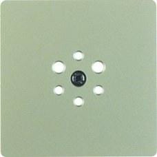 HAGER - PLACA CENTRAL PARA ALTAVOZ ARSYS ACERO ESMALTADO
