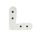 JISO - Conector 90° Burgos XL IP44 exterior para disipadores de calor 7420P, 7461P, 7751P, 7451P color aluminio garantía 5 años