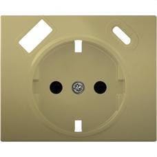 BJC - IRIS, TAPA SCHUKO USB AC, DORADO ODISEA