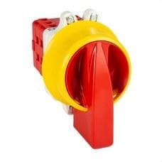 GAVE - INTERRUPTOR 3P 40A.D1 MANDO BLOQUEO CANDADO IP69K + AUXILIAR 1NA+1NC 12A