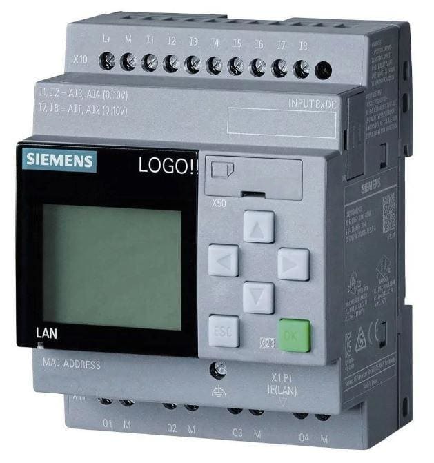 SIEMENS - Mini PLC LOGO! 8.4 230 RCE con conectividad a la nube (AWS) + LOGO! Soft Comfort 8.4