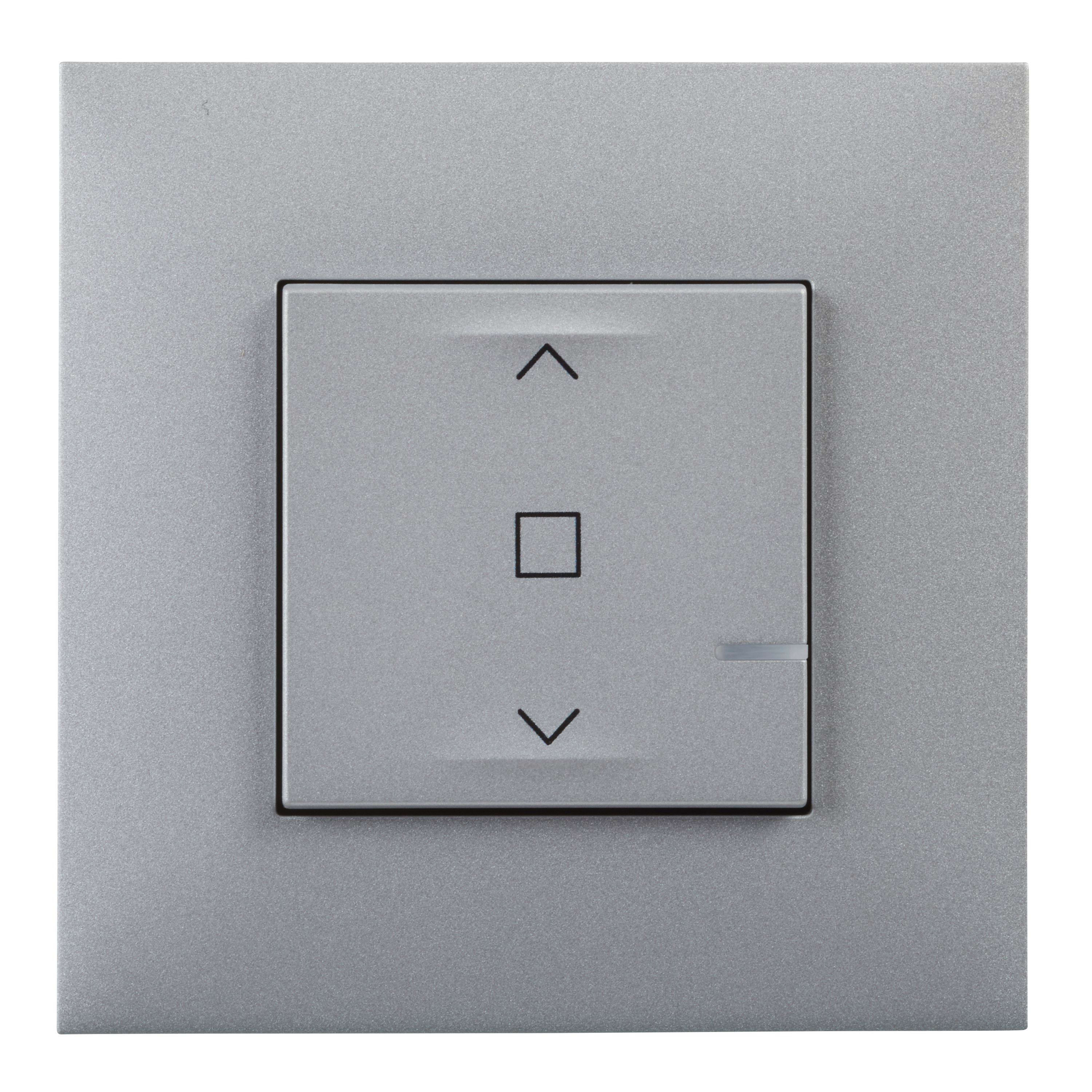 LEGRAND - Interruptor de persiana conectado Valena Next with Netatmo - Aluminio