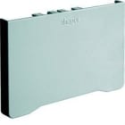HAGER - TAPA FINAL PARA CANAL GBA 50X85MM COLOR ALUMINIO