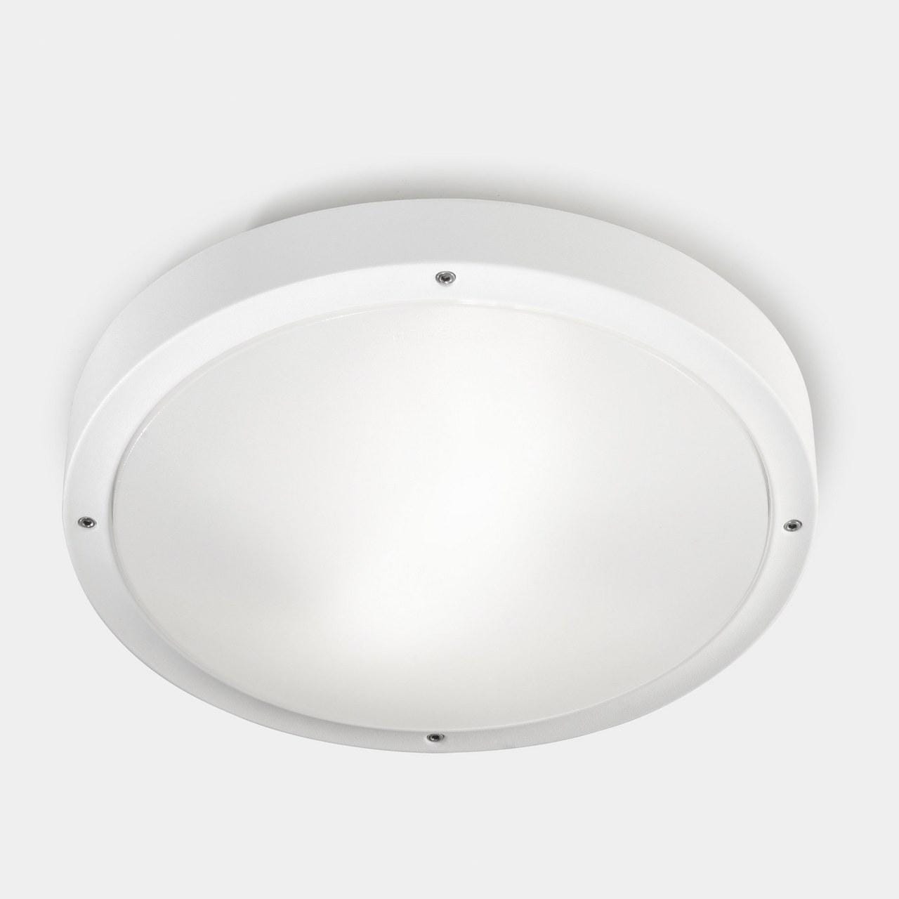 LEDS-C4 - Plafón IP66 BASIC LED 21.4W 2700K gris urbano 2500lm