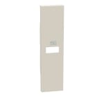 BTICINO - Frontal cargadores USB Living Now - Sand - 1 módulo