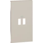 NETATMO - Frontal cargadores USB Living Now - Sand - 2 módulos