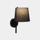 LEDS-C4 - Aplique CLIP LED E27 2x15W 2700K negro 53lm