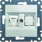 HAGER - TOMA RJ45 CATEGORÍA 6 FTP LUMINA2 BLANCO POLAR