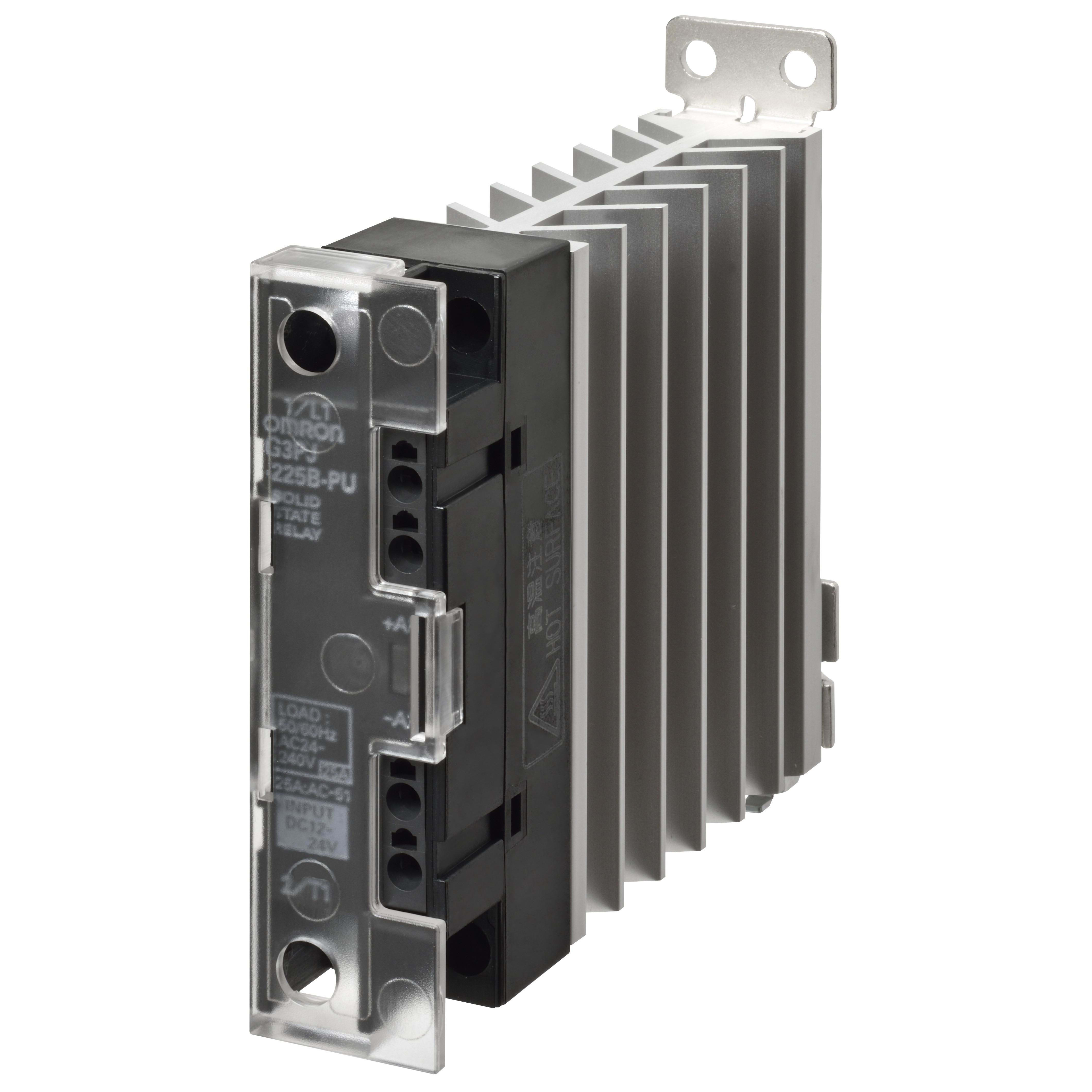 OMRON - RELÉ 18A 24-240V MONO CRL.DIN PUSH-IN+