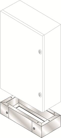 ABB - SRX, Zócalo acero inoxidable 600x300x100