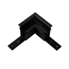 JISO - TOP RECMAG - Conector en L - Para sistema de carril magnético - Color Negro
