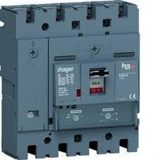 HAGER - INTERRUPTOR AUTOMÁTICO CAJA MOLDEADA H3+ P250 3P3D 100A 40KA RELÉ TM