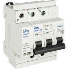 SOLERA - PROTECTOR MAGNETOTÉRMICO 2X25A + SOBRETENSIONES PE