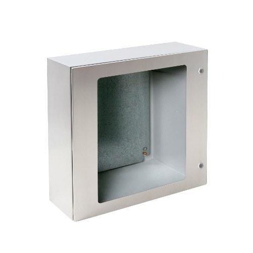 IDE - ARMARIO MURAL INOX ARGENTA 1000X800X300 304L IP66 PUERTA TRANSPARENTE