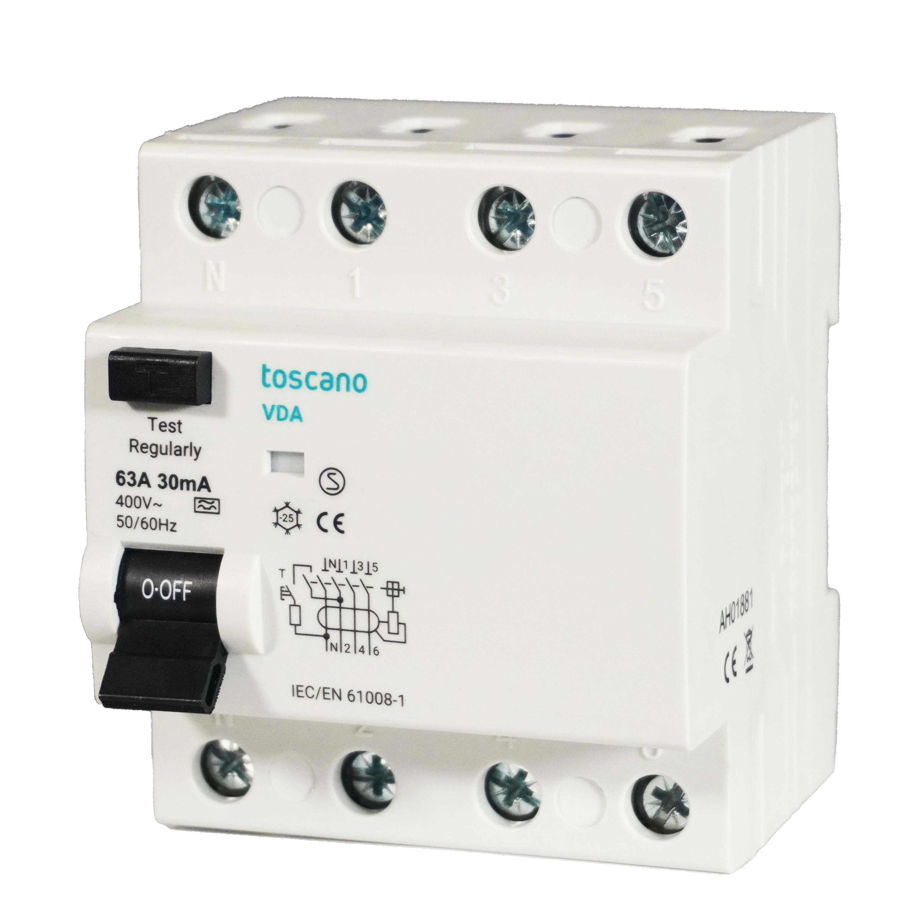 TOSCANO - DIF.VDA 4P 10KA 40A 300MA