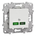 APC by Schneider Electric - Cargador USB-C de carga rápida, Unica, 65W, Blanco