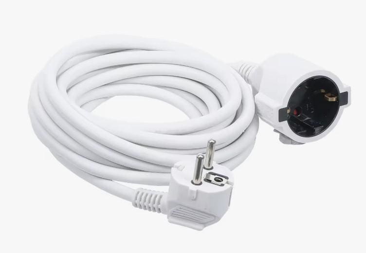 TRADEFORCE - ALARGADOR ENCHUFE SCHUKO IP20 5M BL 3G1.5 H05VV-F