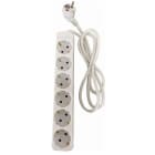 TRADEFORCE - BASE MULTIPLE 6 VIAS SCHUKO 16A/250V IP20 BL 1,4M