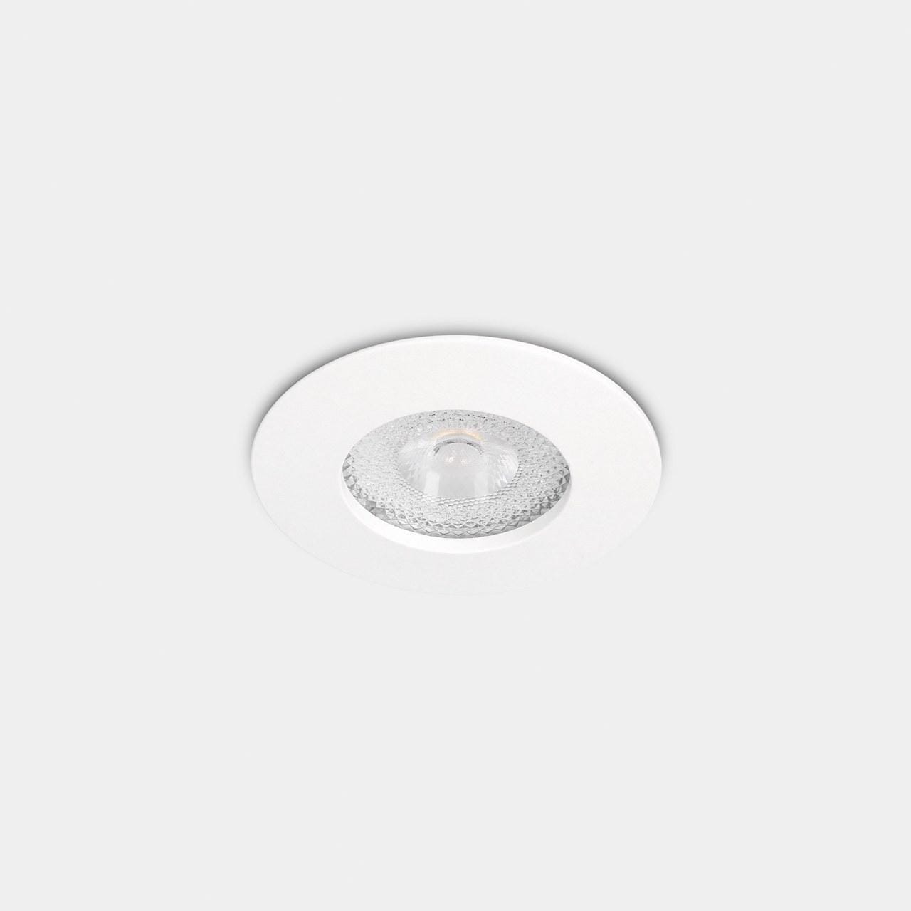 LEDS-C4 - Downlight Lite Flat Fix Ø70 13.9 blanco cálido 3000K CRI 90 34º ON-OFF blanco IP54 1010lm