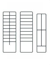 INTERFLEX - PACK 975 U. ETIQUETA AUTOAD. 17X15 MM BLANCA P/APARELL. EXT.