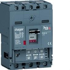 HAGER - INTERRUPTOR AUTOMÁTICO CAJA MOLDEADA H3+ P160 3P3D