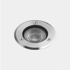 LEDS-C4 - Empotrable de suelo IP66-IP68 (5m) aro LED 13.2 blanco cálido 3000K 48V-PWM acero inoxidable AISI 316 1129lm