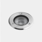 LEDS-C4 - Empotrable de suelo IP66-IP68 (5m) aro LED 13.2 blanco cálido 3000K 48V-PWM acero inoxidable AISI 316 1129lm
